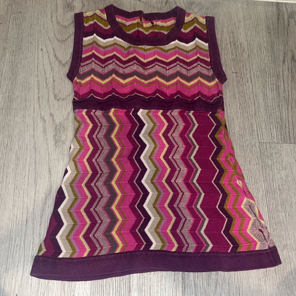 Target Missoni Chevron Zig Zag Sleeveless Sweater Dress